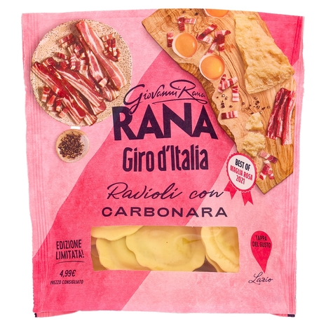 Giovanni Rana Giro d'Italia Ravioli con Carbonara 250 g
